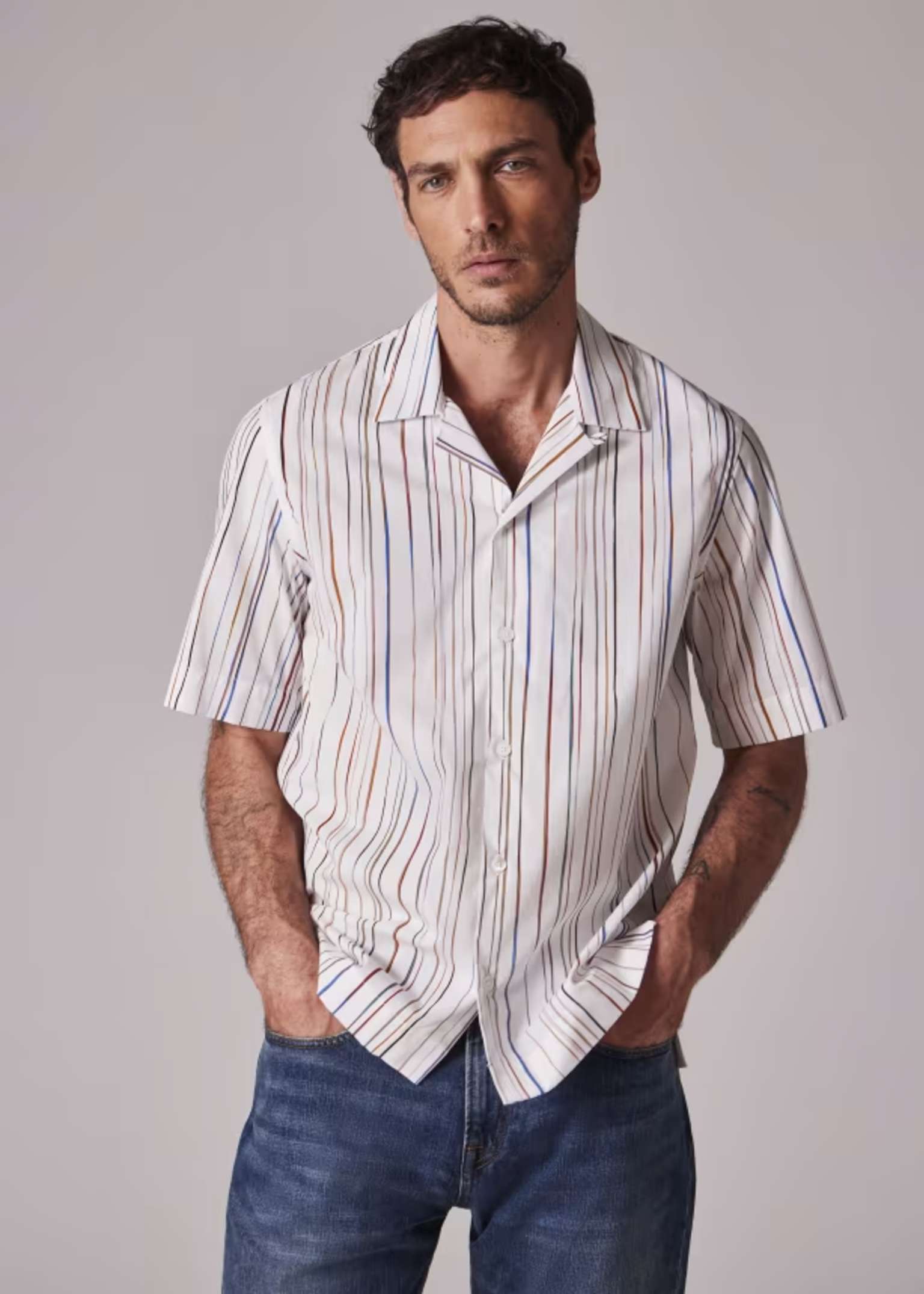 Luxury Summer Fashion Men's Artful Printed O-Neck Short Sleeves T-shirt